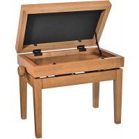 K&M 13957 Banquette avec rangements partitions - naturel mat velours - Vue 2